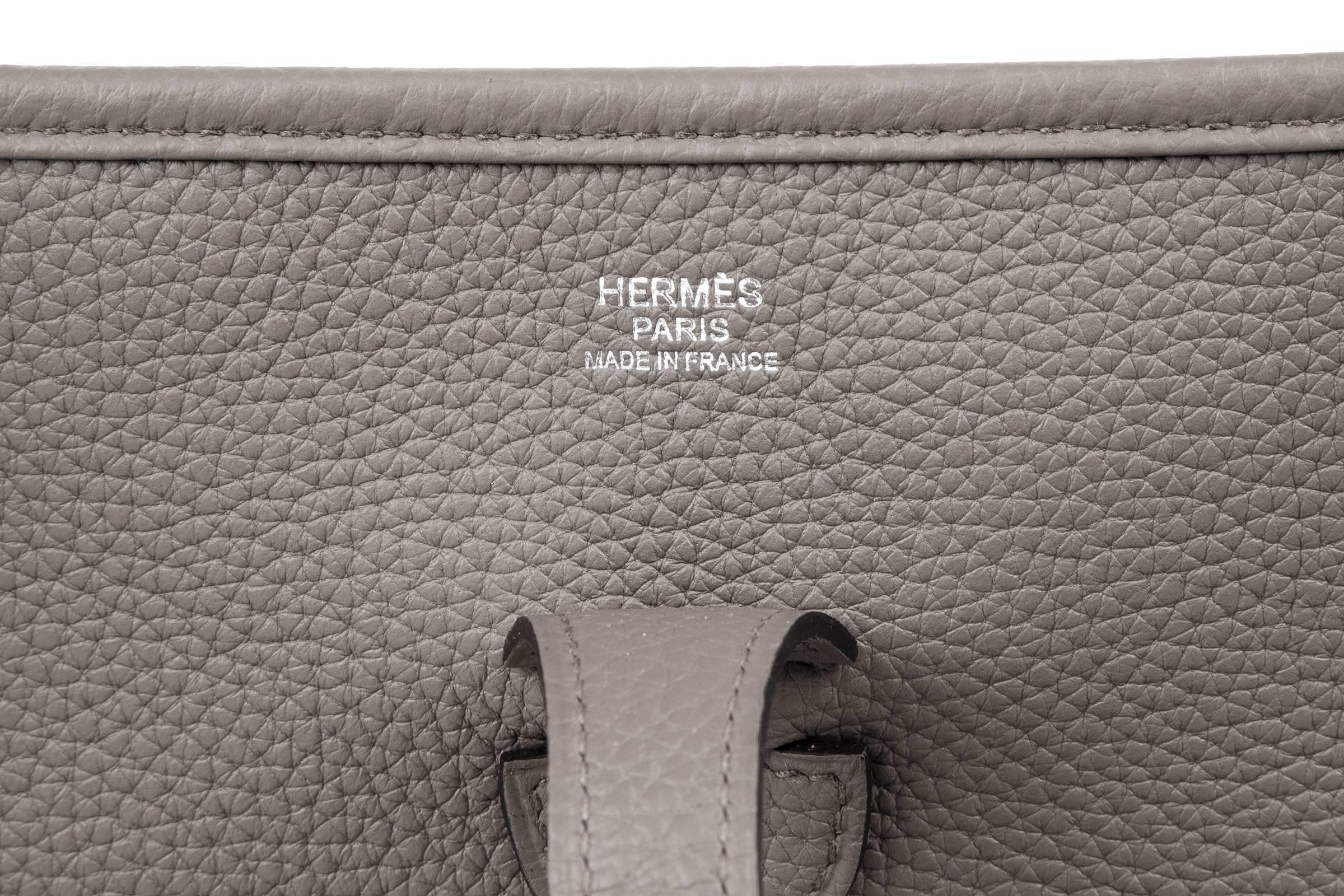 hermes evelyne gris etain
