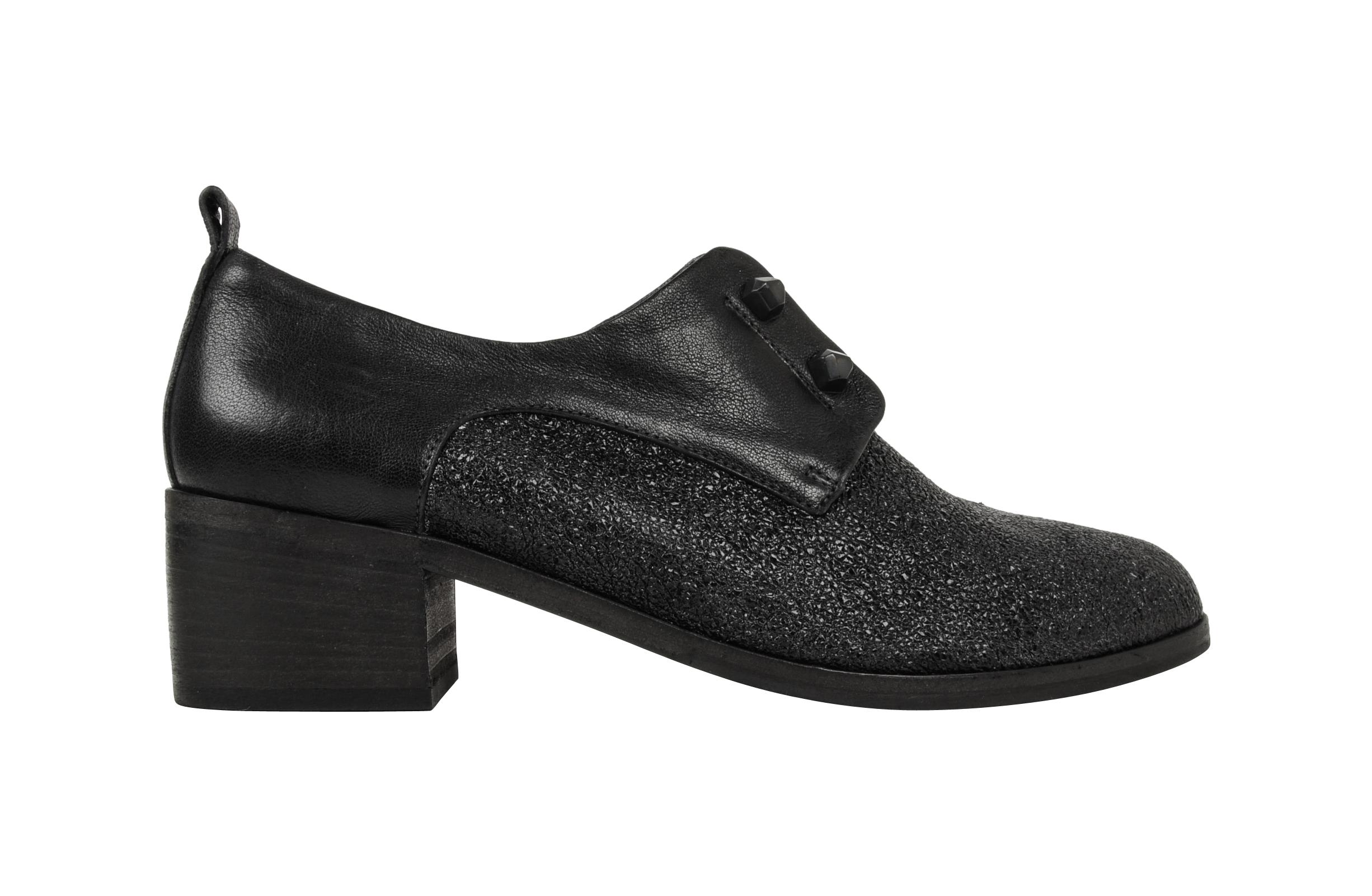 Black Henry Beguelin Shoe Loafer High Cut Textured Leather 39 / 9 New For Sale
