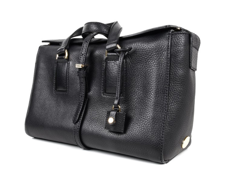 Mulberry Bag Small Black Leather w/ Shoulder Strap New For Sale at 1stdibs