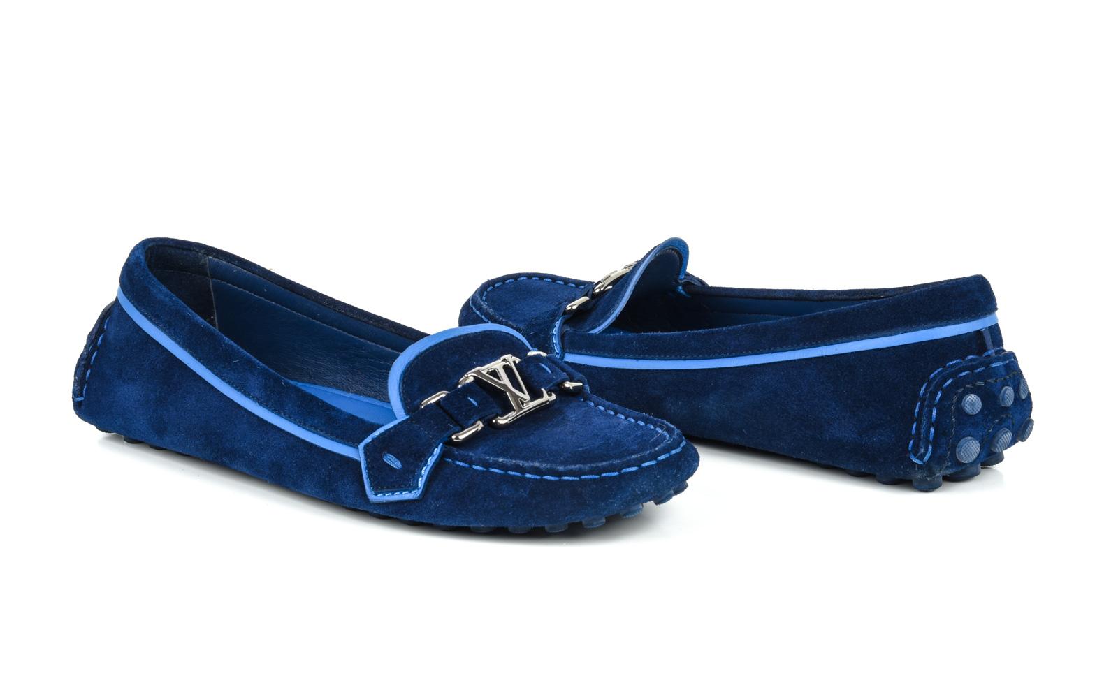 royal blue louis vuitton loafers