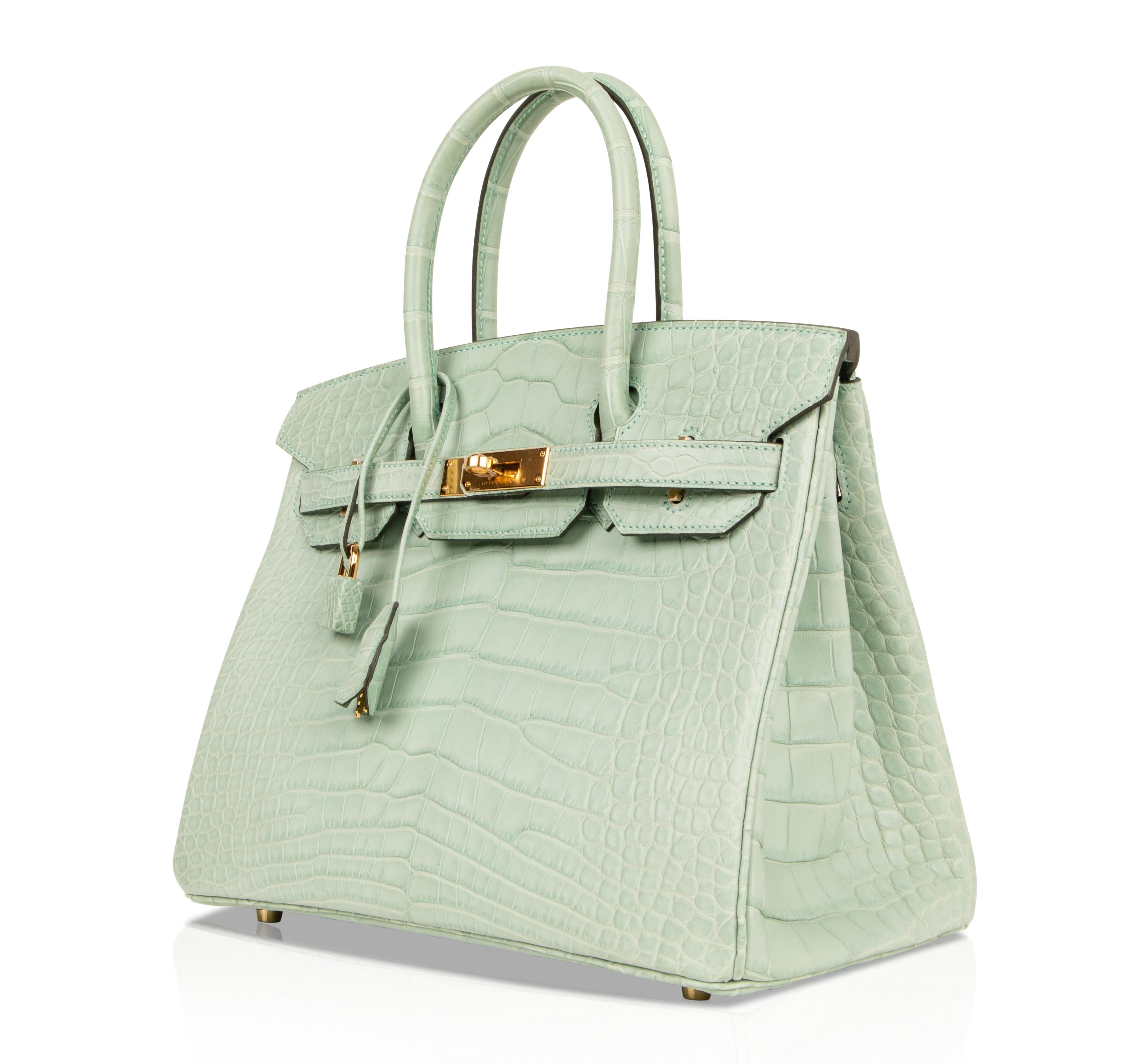 hermes vert d'eau birkin