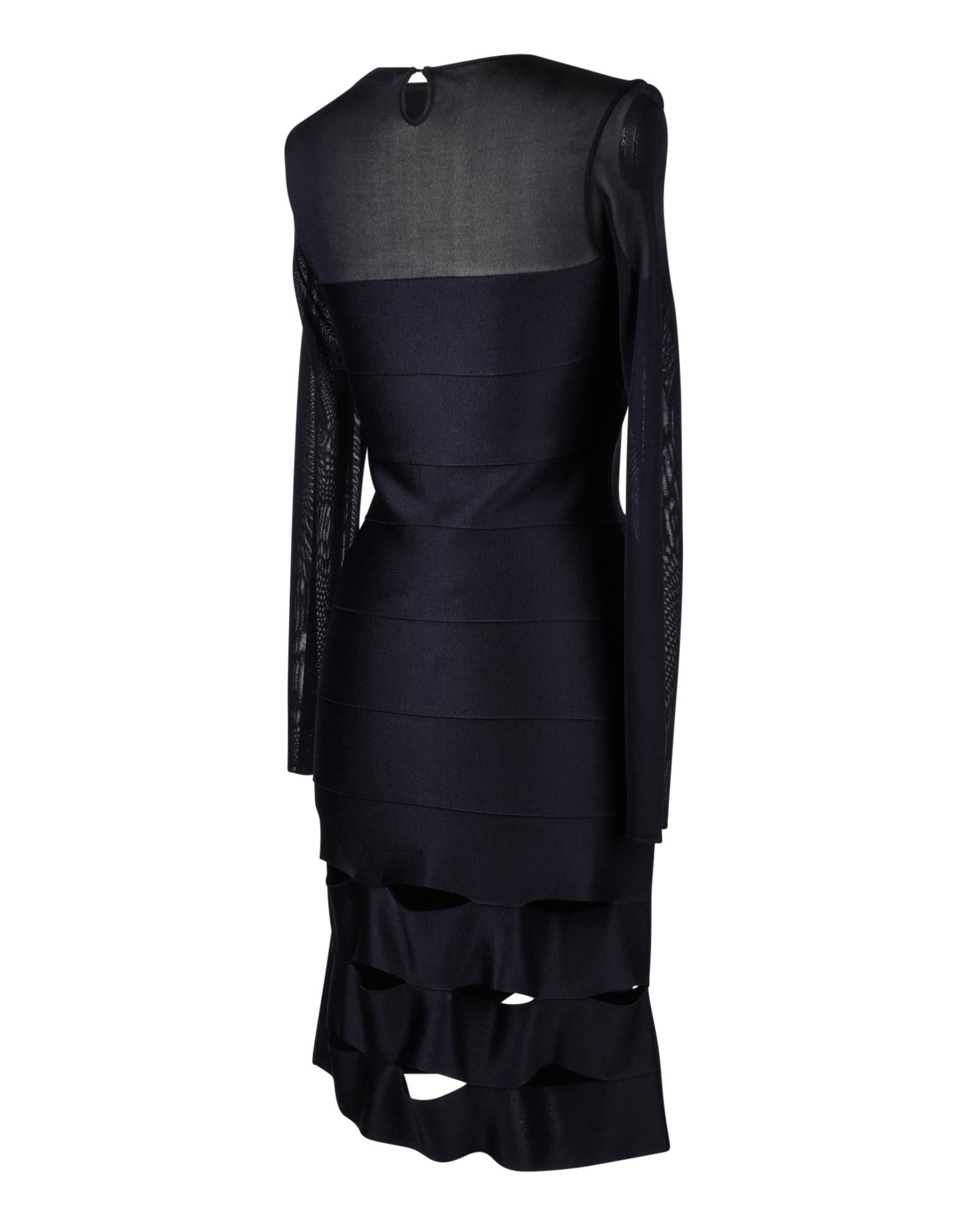 Christian Dior Dress Black Bandage and Mesh 40 / 8 2