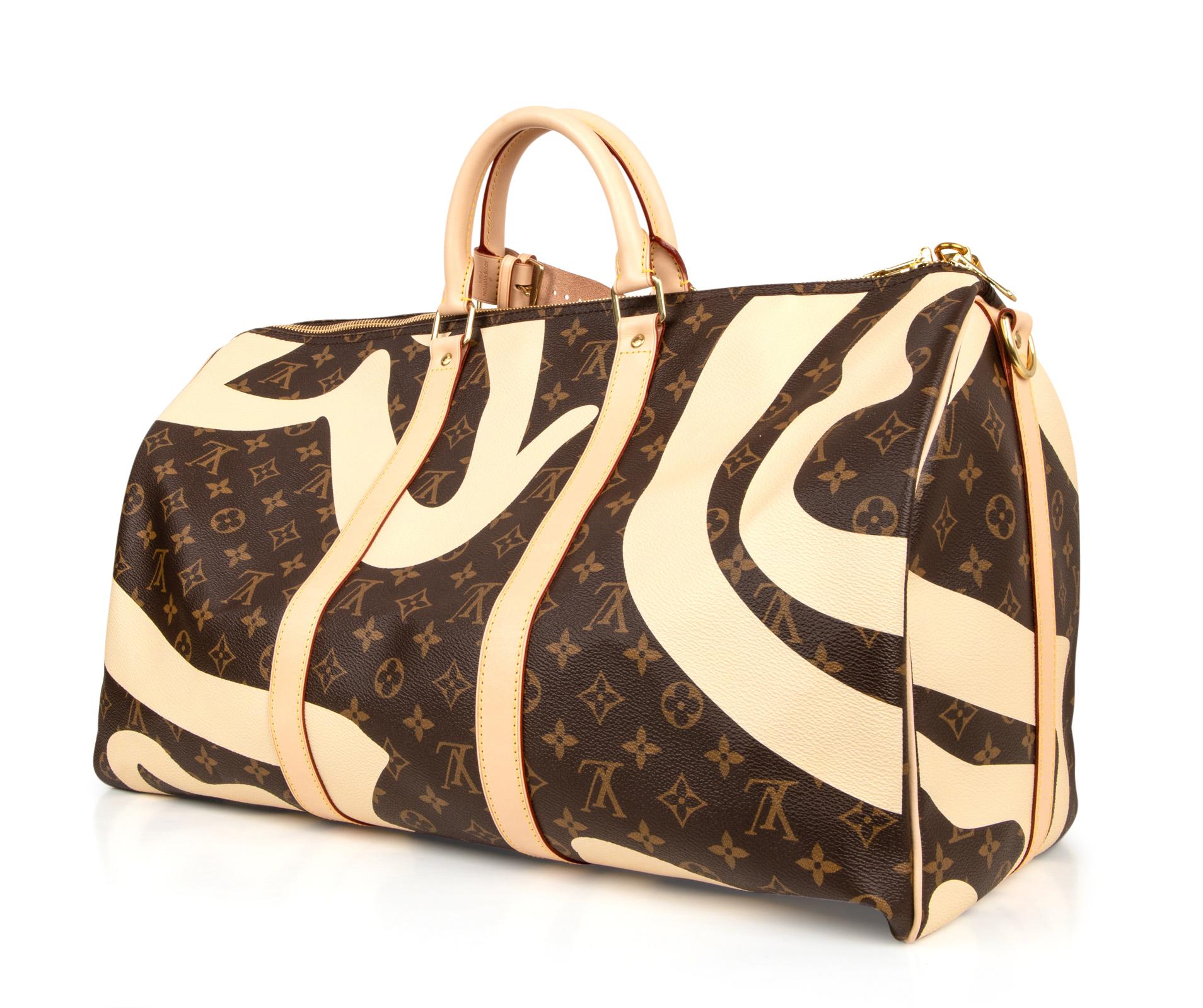 Louis Vuitton Bag Monogram Keepall Bandouliere Saint Barth Limited Edition 50 4