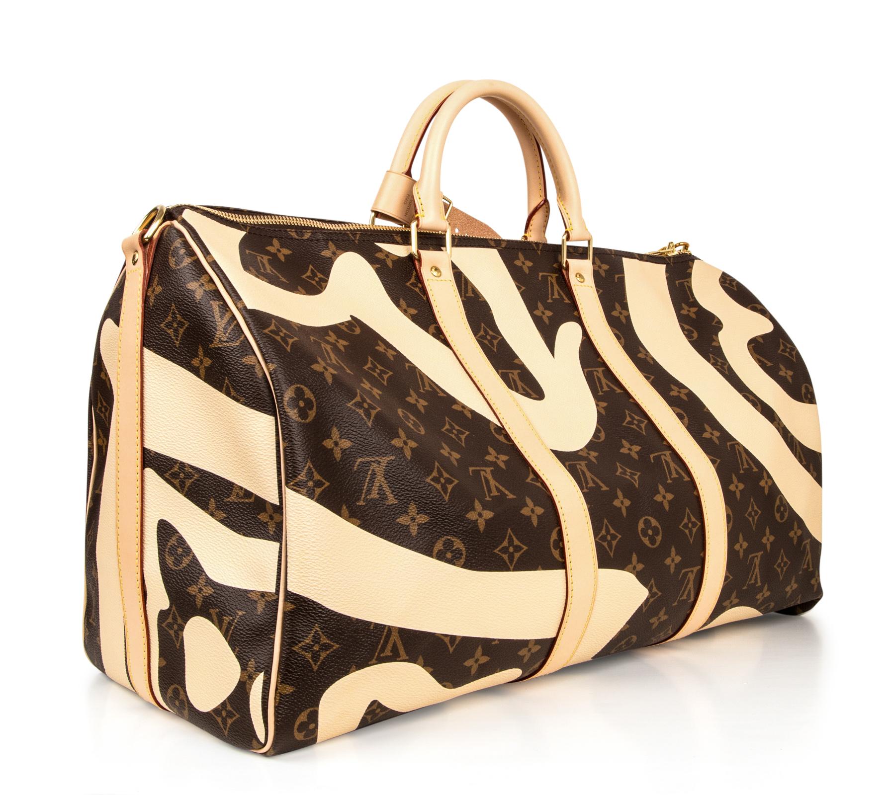 Louis Vuitton Bag Monogram Keepall Bandouliere Saint Barth Limited Edition 50 6