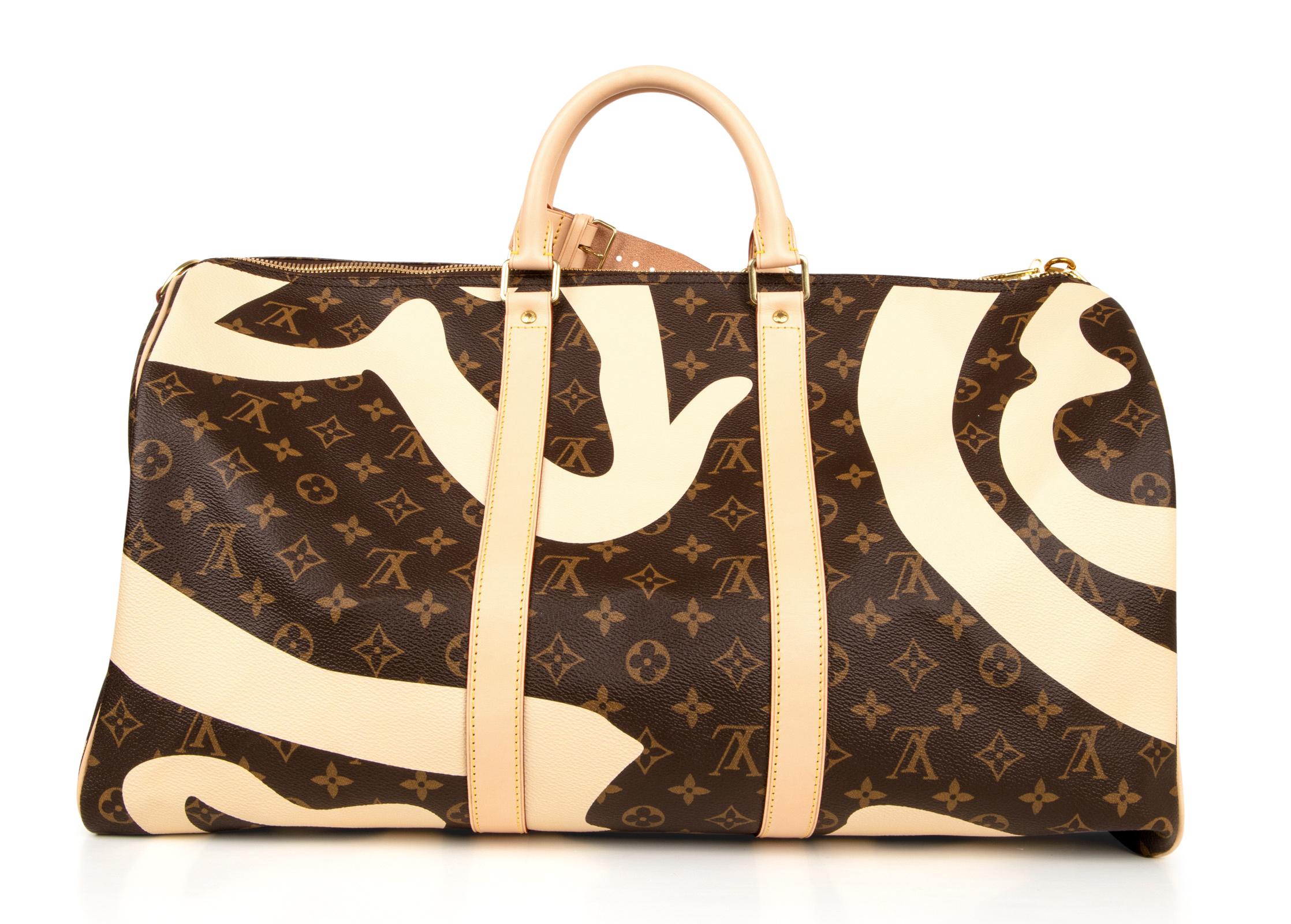 Louis Vuitton Bag Monogram Keepall Bandouliere Saint Barth Limited Edition 50 5
