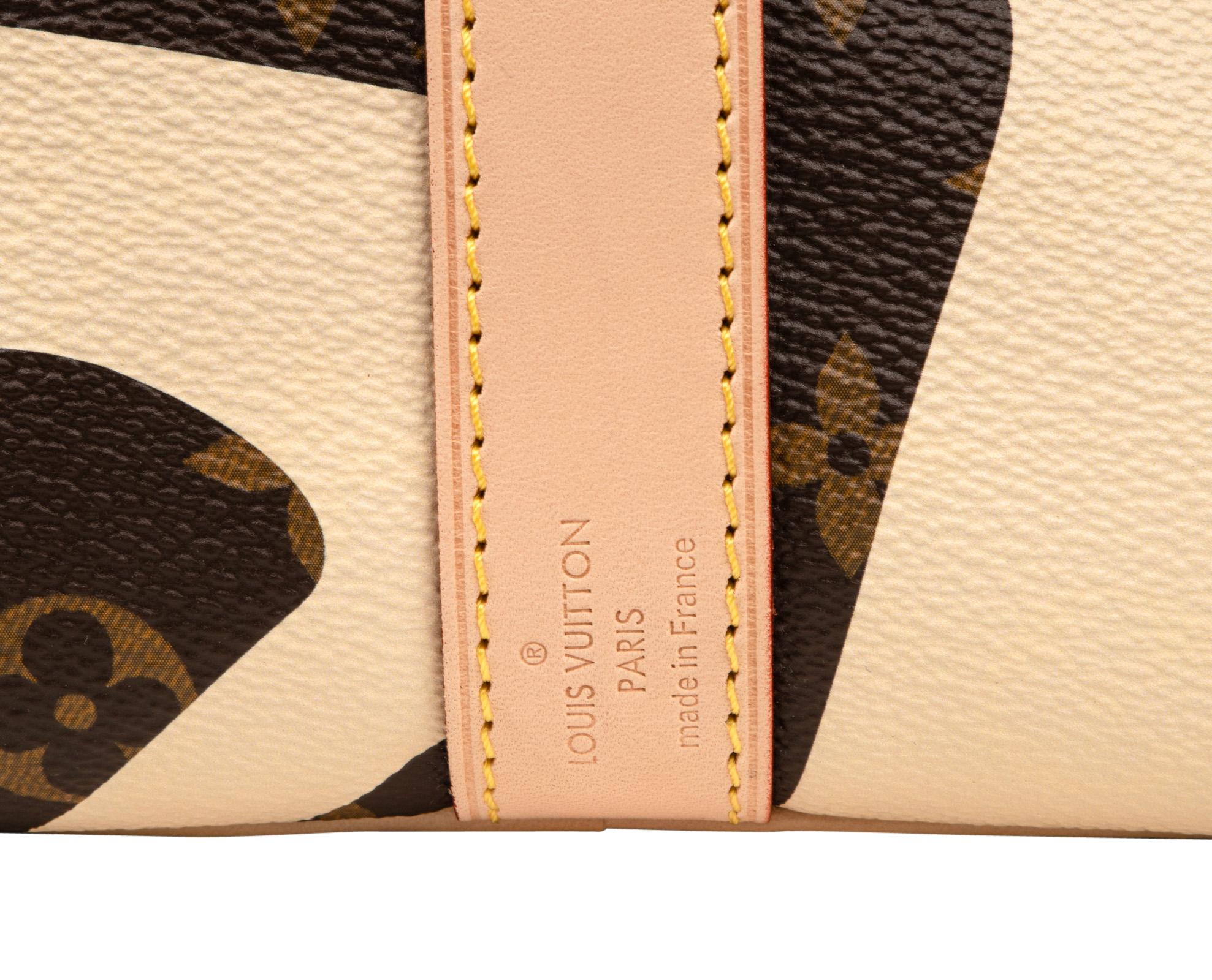 Louis Vuitton Bag Monogram Keepall Bandouliere Saint Barth Limited Edition 50 10