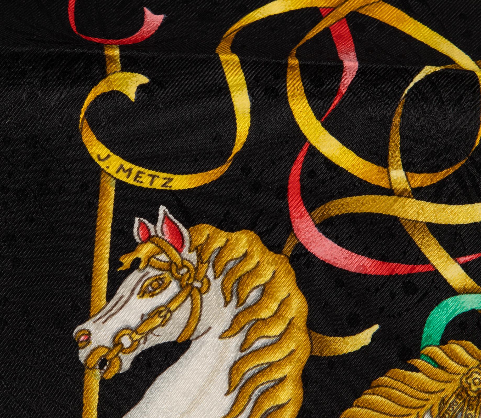 hermes carousel scarf