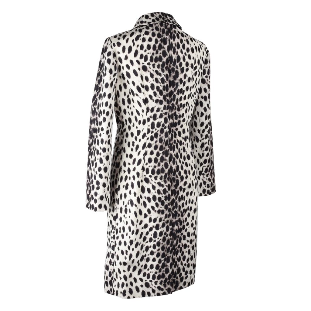 Women's Christian Dior Coat Light Spring Leopard Print fits 8