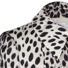 Christian Dior Coat Light Spring Leopard Print fits 8