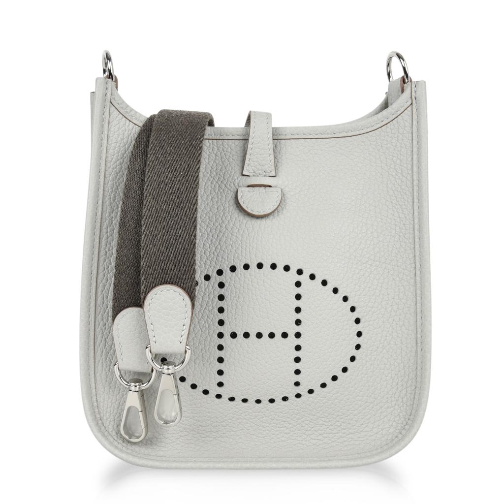 hermes evelyne mini gris perle