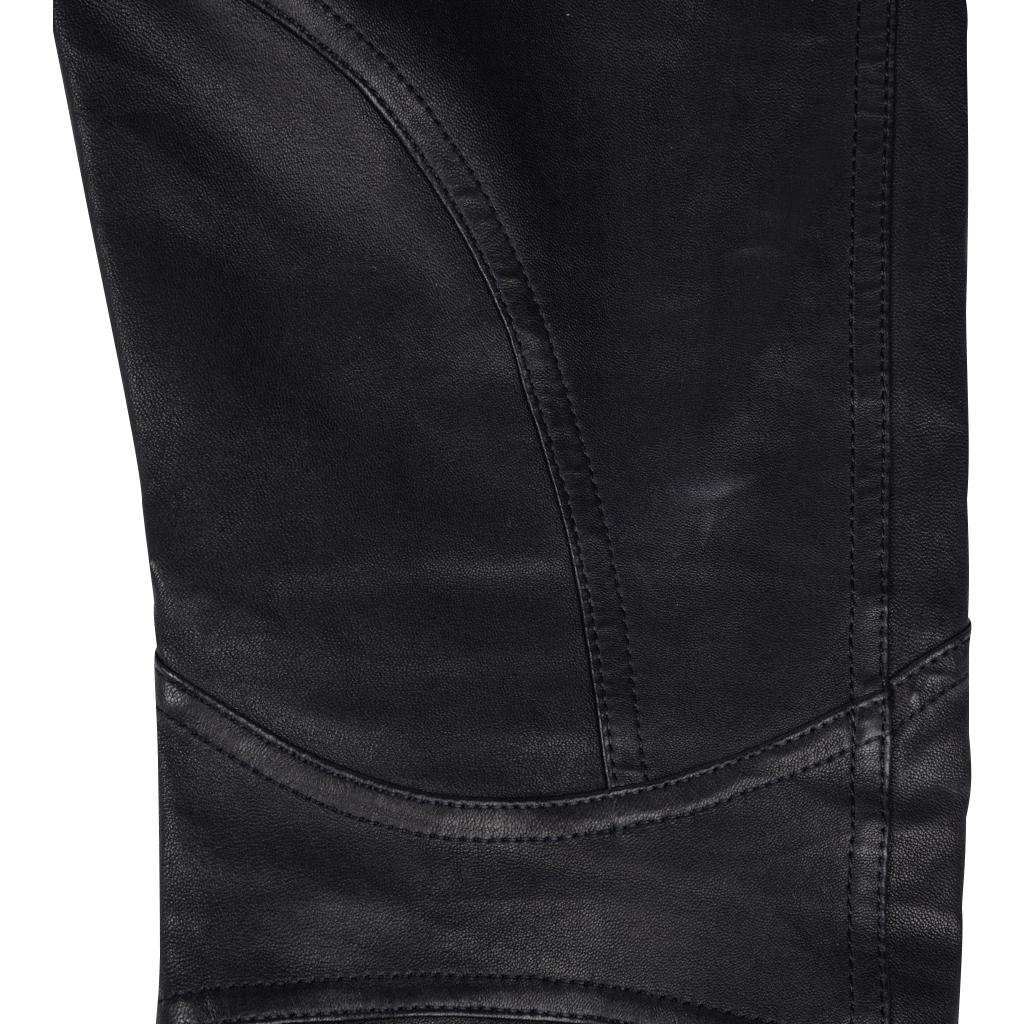 Louis Vuitton Pant Biker  Moto Black Lambskin Leather  38 / 4 For Sale 1
