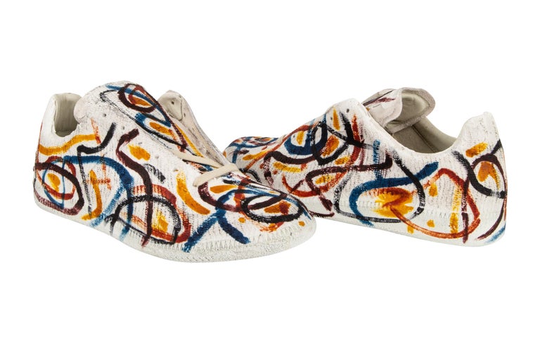 MARTIN MARGIELA graffiti boots 38
