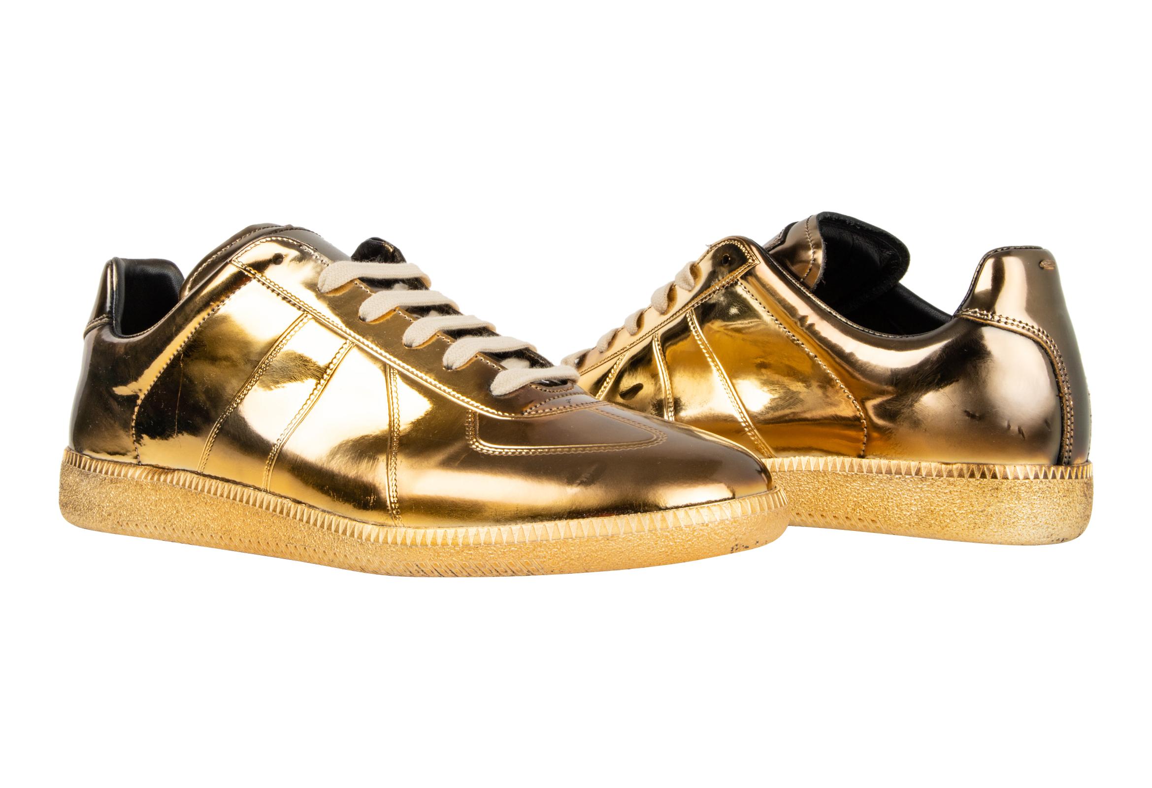 mens gold sneakers
