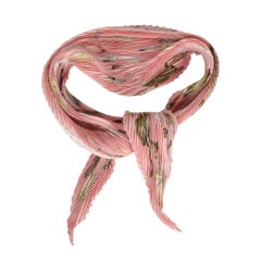 Hermes Scarf Plisse La Danse by Jean-Louis Clerc Ballet Ballerinas Pink Vintage