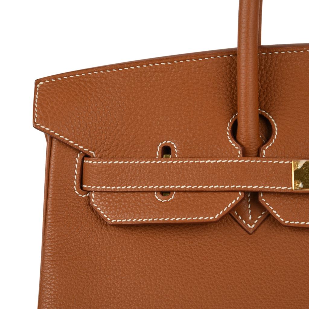 Women's Hermes Birkin 35 Bag Gold Togo Gold Hardware Iconic CLassic