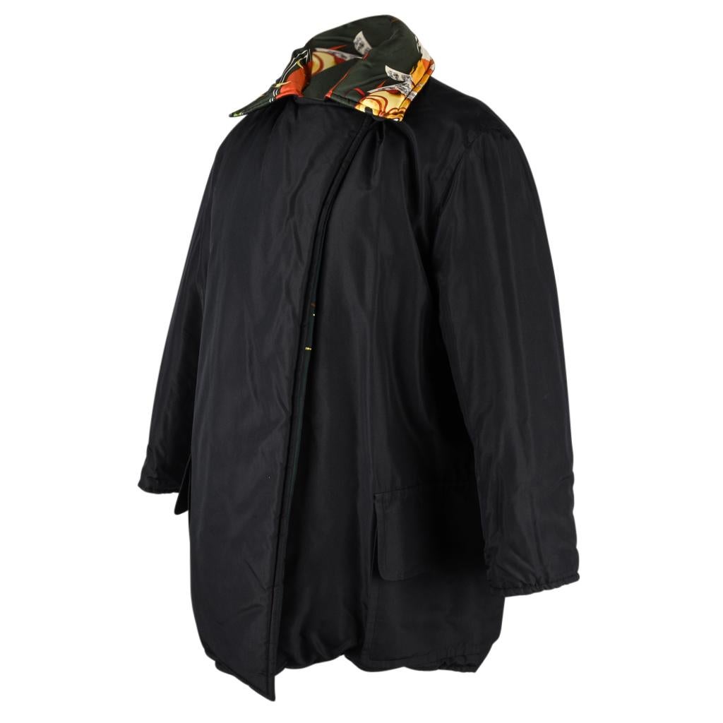 Hermes Giacca Carnavale de Venise Sciarpa Vivida Reversibile Stampa Vintage 36 / 6 in vendita 8