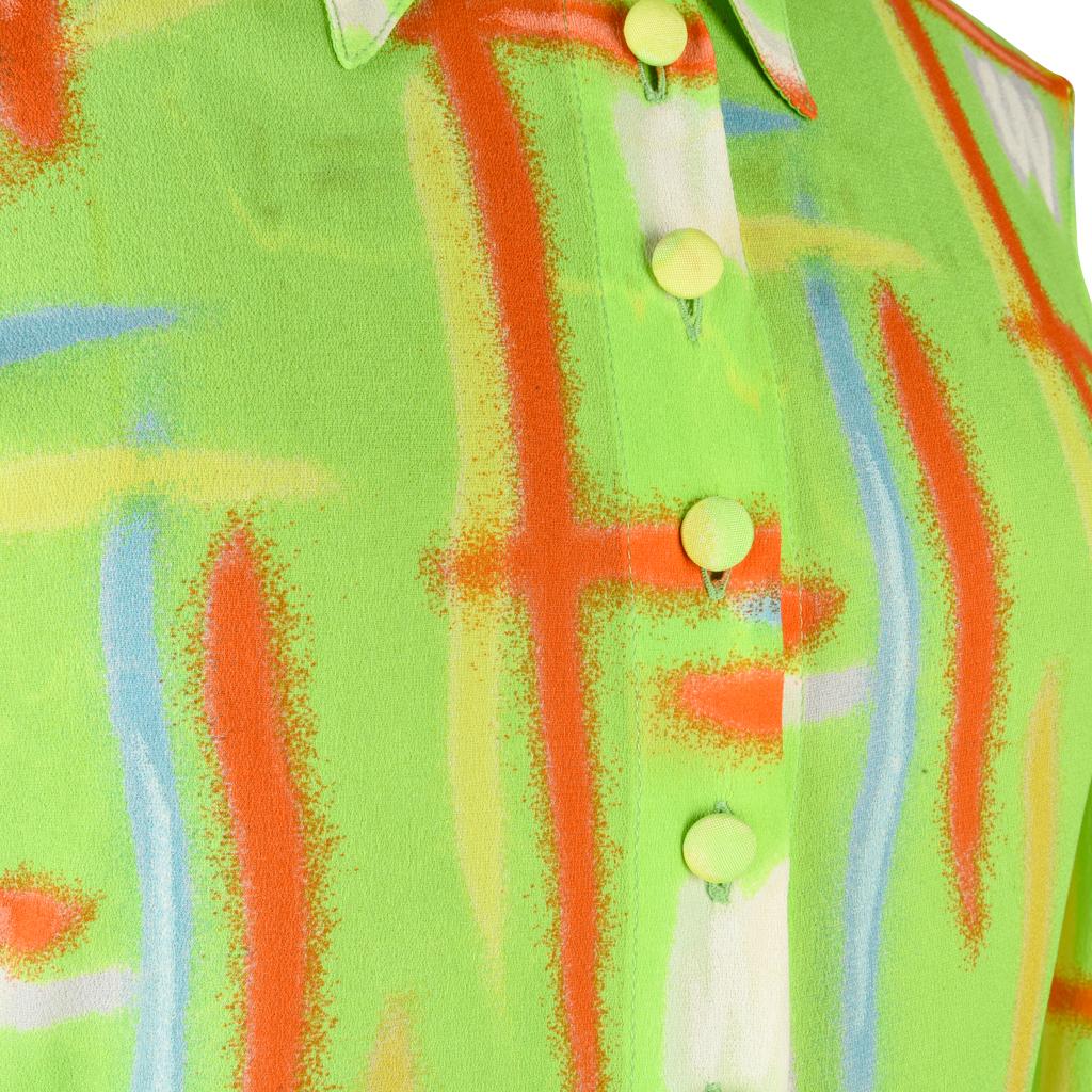 Women's Gianni Versace Couture Vintage Top 3/4 Sleeve For Sale