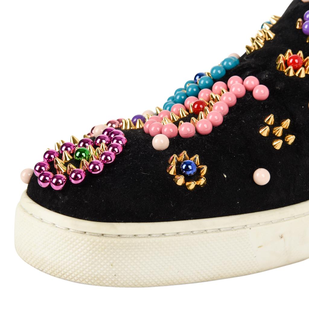 Women's or Men's Christian Louboutin Shoe Slip on Sneaker Boat Candy 39 / 9