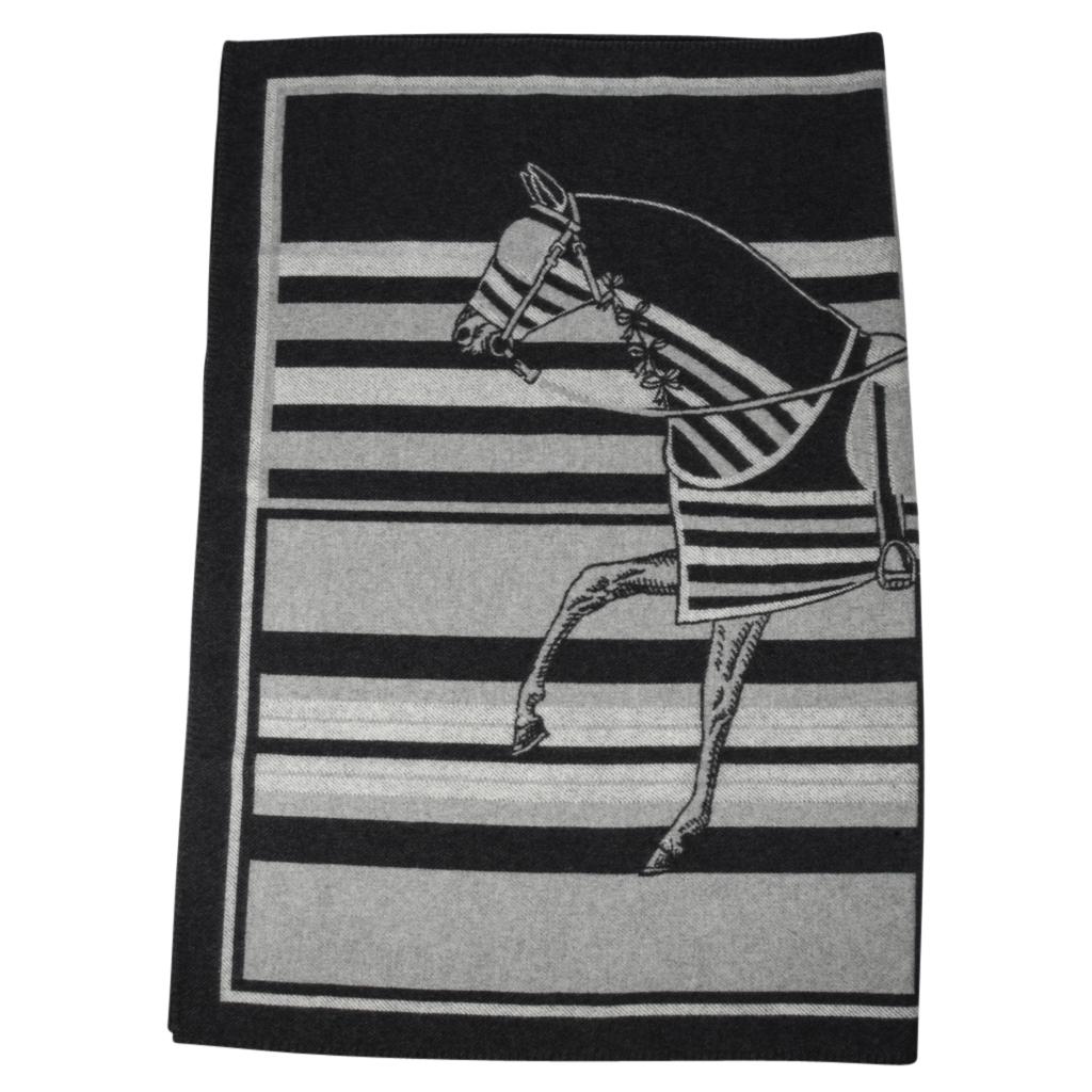 Black Hermes Blanket Couvertures Nouvelles Plaid Silex Limited Edition New