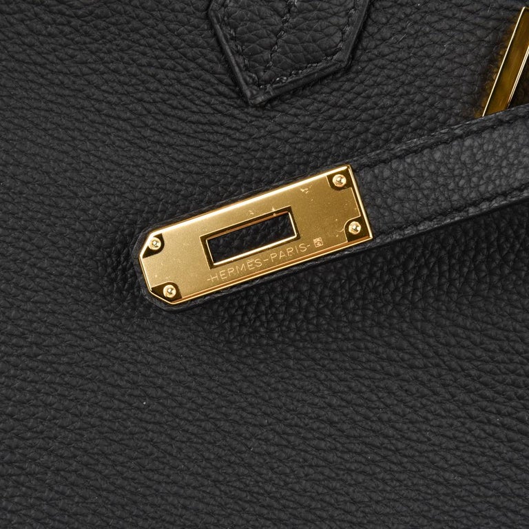 Hermes Birkin 35 Bag Black Togo Gold Hardware Ultimate Classic For Sale ...