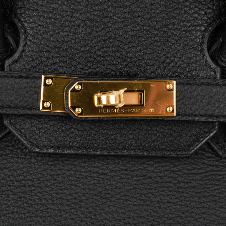 Hermes Birkin 35 Bag Black Togo Gold Hardware Ultimate Classic For Sale ...
