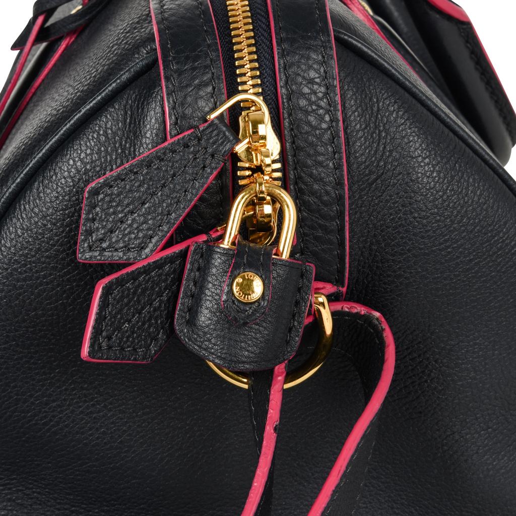 Black Louis Vuitton Bag Sofia Coppola Bi-Color Cobalt w/ Fuchsia Limited Edition