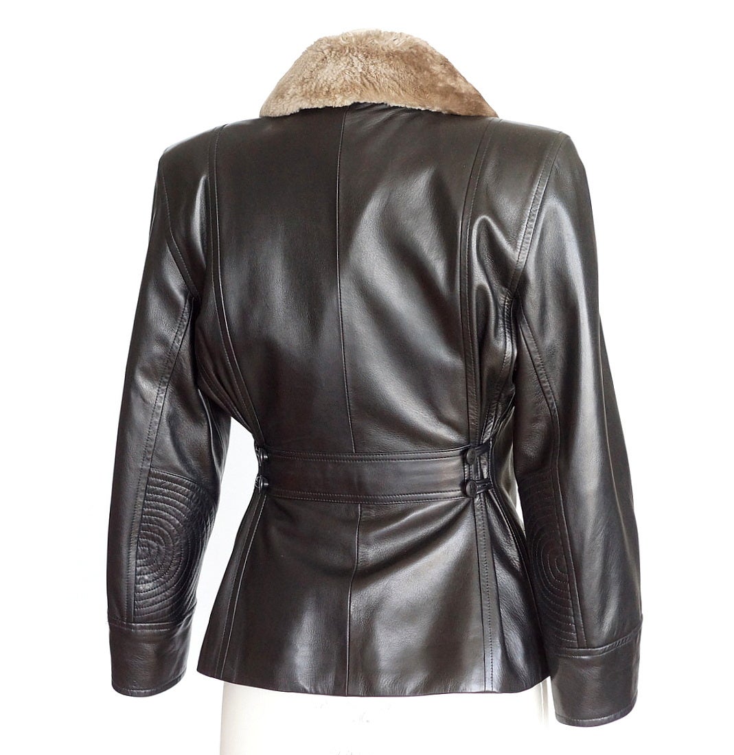 hermes leather jacket