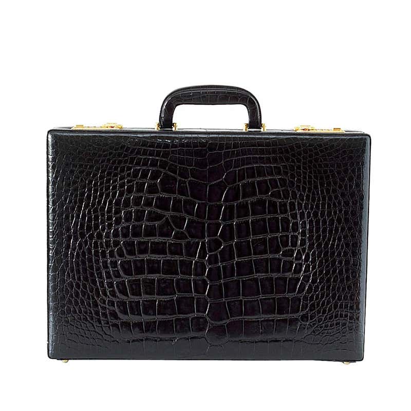 1970s Pierre Cardin Leather Briefcase For Sale at 1stdibs