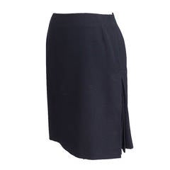 JEAN PAUL GAULTIER skirt pretty side kick pleat w/ working zipper 42 fits 6 11