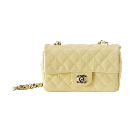 light yellow purse