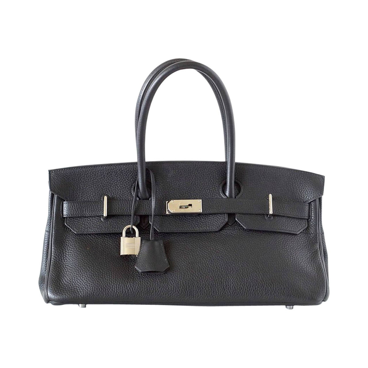 HERMES BIRKIN JPG Shoulder Clemence Palladium