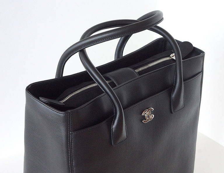 chanel black tote