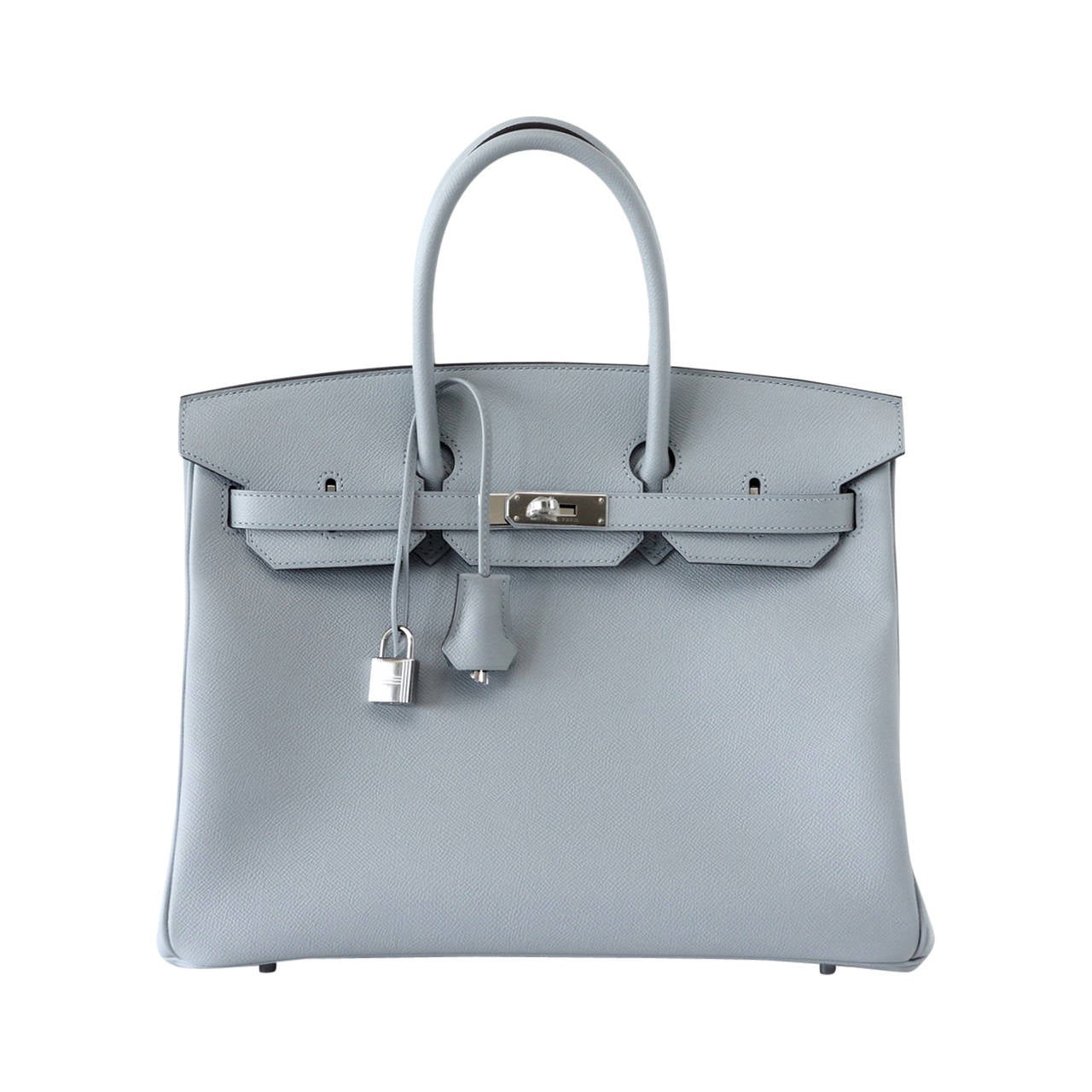 Hermes Birkin Handbag Bleu Glacier Togo With Palladium Hardware 35 at  1stDibs