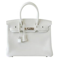 Hermès Birkin 30 Fauve Barenia Faubourg Palladium Hardware PHW