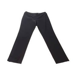 CHANEL 01A pant sleek slim black silk  36  4   NWT