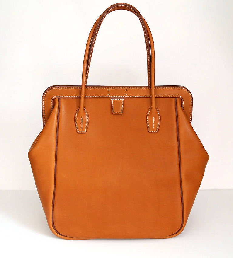 The Hermes Convoyeur is Hermes' take on the classic doctors bag and its truly understated. 
Roomy and perfect for daily to travel use.
Rare and coveted Barenia calfskin leather ages with grace and the patina is unlike any other. 
Its truly a