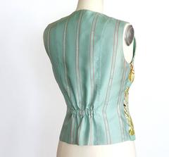 HERMES vest rare scarf print TANZANIE  African animals  40  6