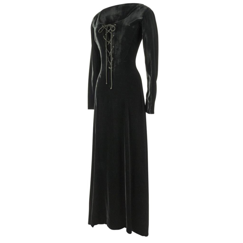black velvet dress vintage