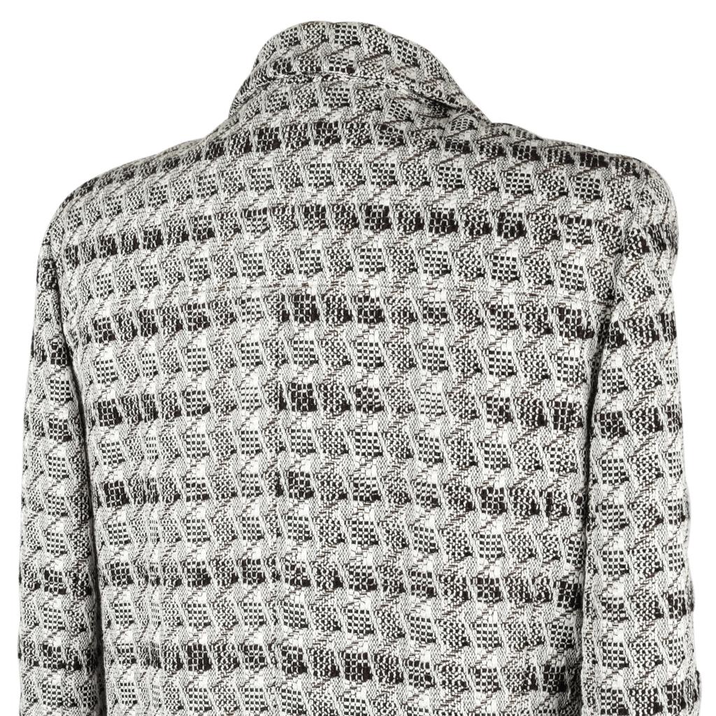 Chanel Jacket 05P Tweed Subtle Silver Thread 44 / 10 7