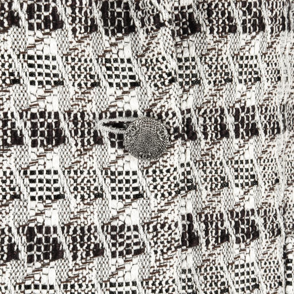 Chanel Jacket 05P Tweed Subtle Silver Thread 44 / 10 2
