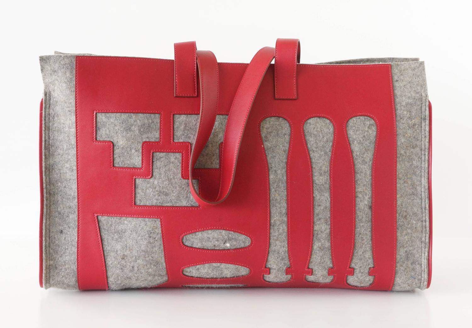 Hermes Petit-H GM Skeleton tote rare Limited Edition bag For Sale ...  