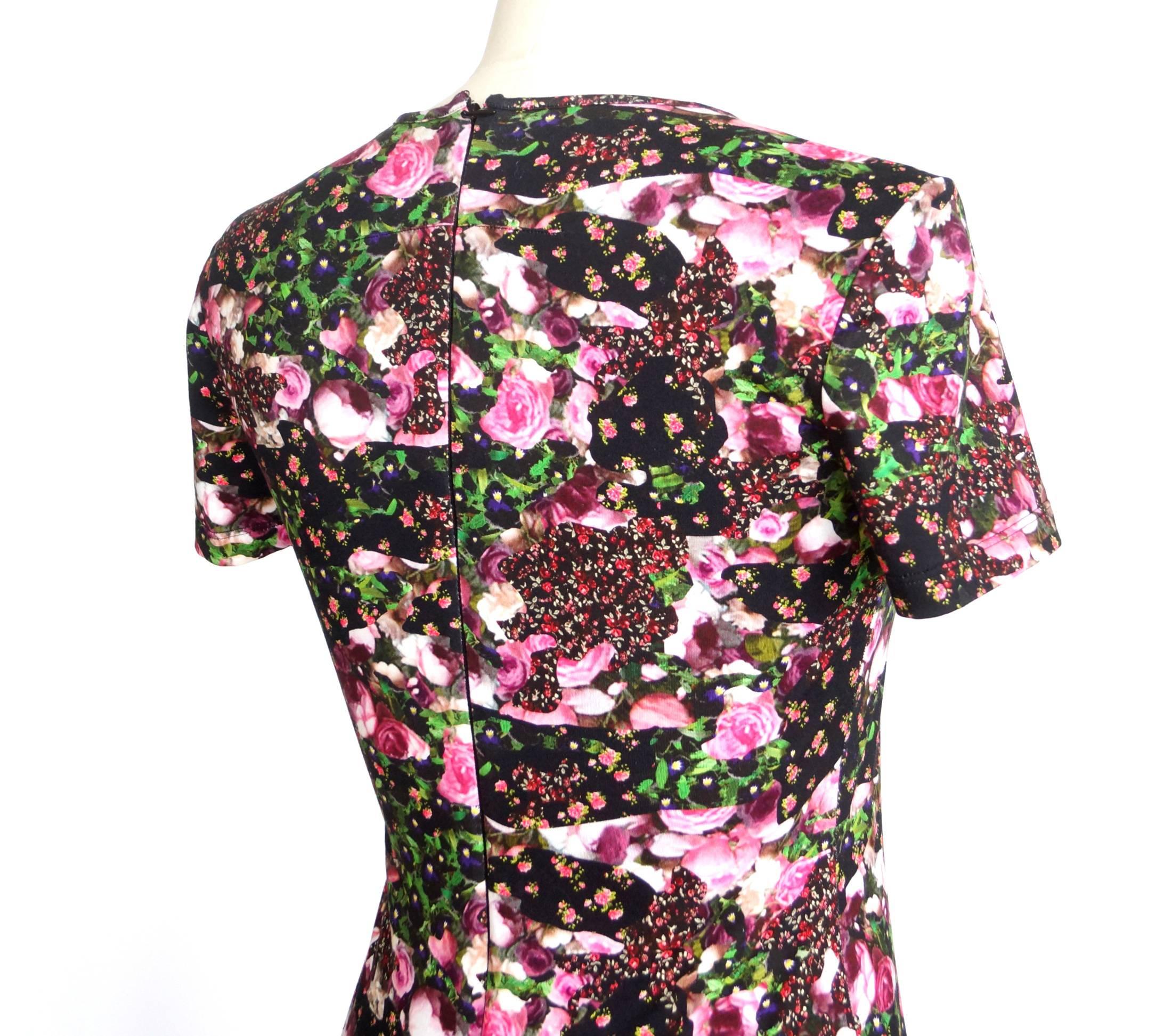 Givenchy - Vestito a tubino floreale aderente 42 / 6  Nuovo in vendita 1