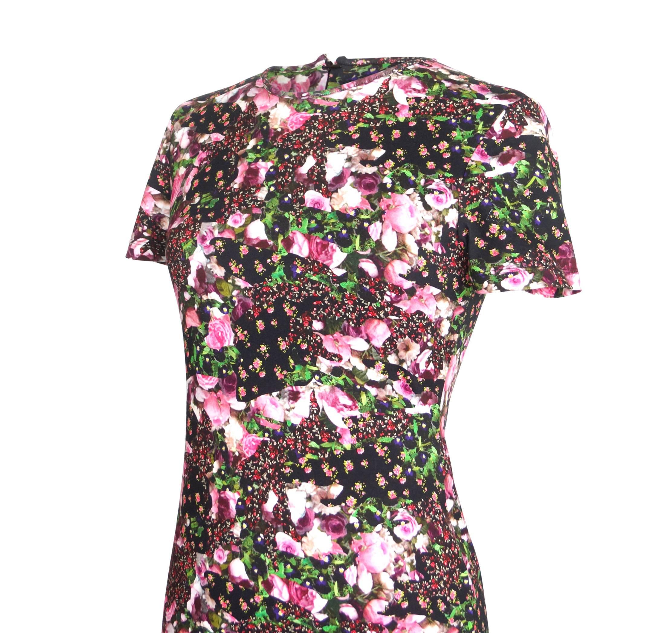 floral fitted dress