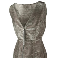 Dolce & Gabbana Dress Striking Silver Rear Swarovski Zipper Pull 40 / 6