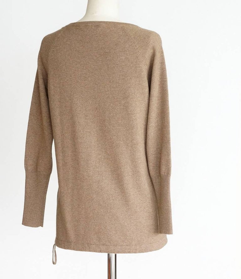 Brunello Cucinelli Sweater Cashmere Pullover Subtle Signature Bead Neck ...