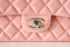 Chanel Bag Medium Classic Flap Pink Patent Cruise 2013