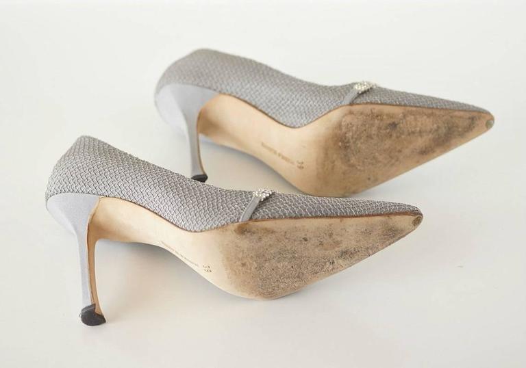 dark gray satin shoes