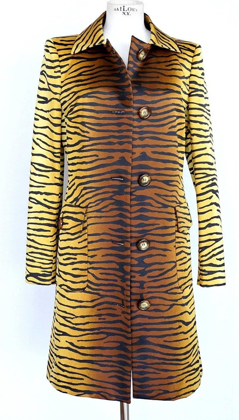 michael kors zebra coat
