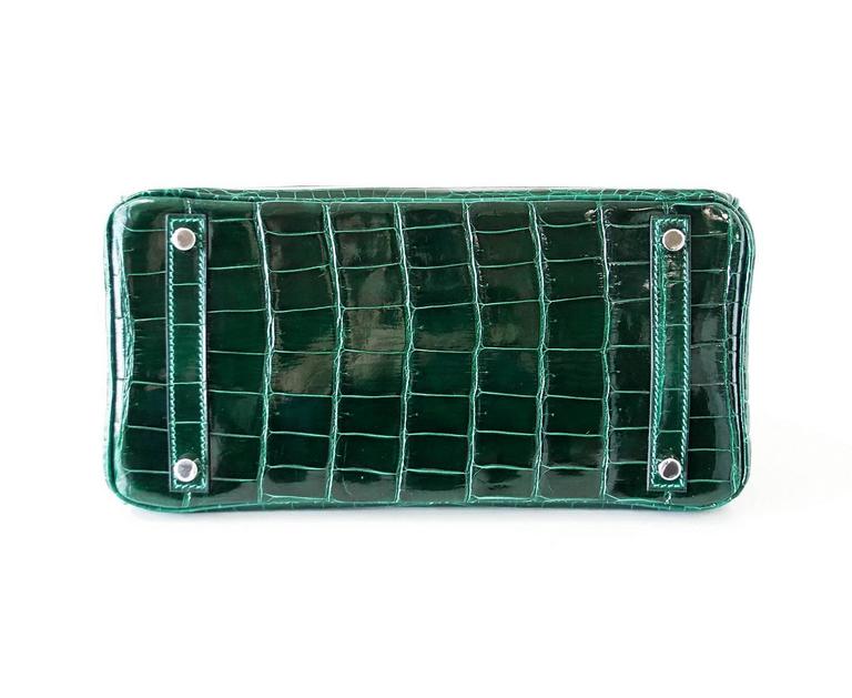 hermes green crocodile