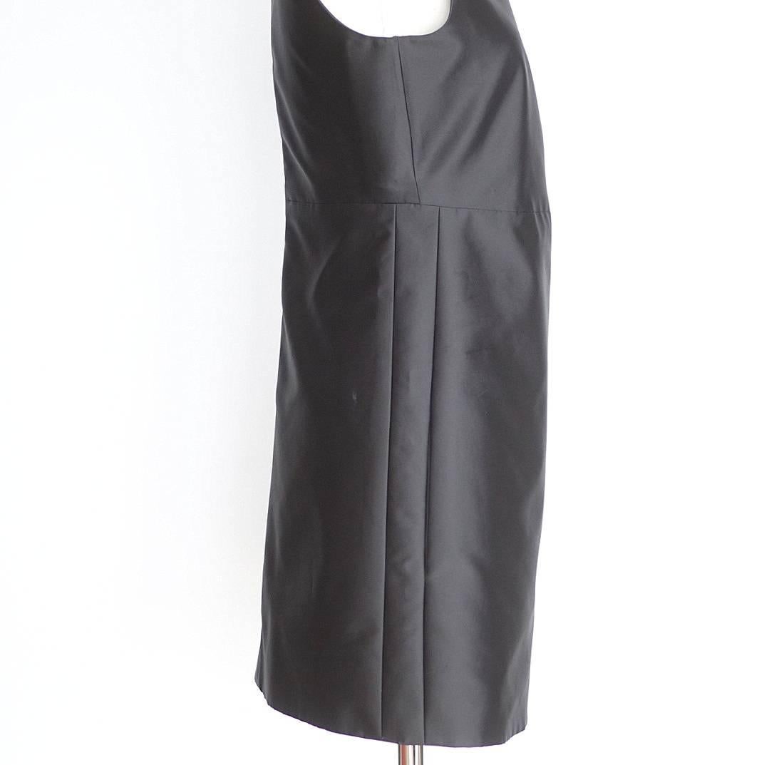 Celine Dress Sleek Modern Black Classic  38 / 4 nwt 1